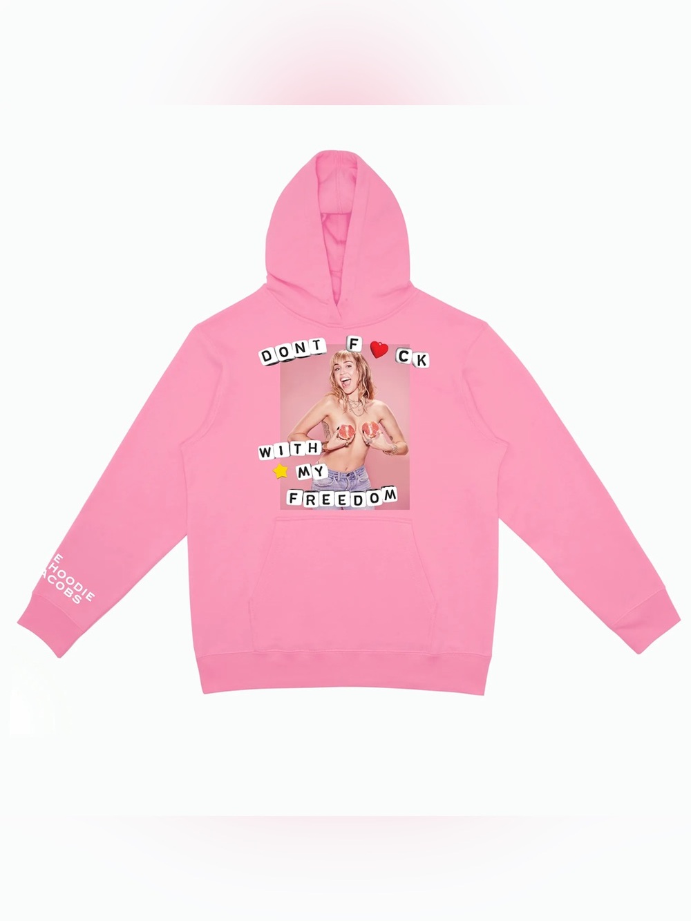 Marc Jacobs x Miley Cyrus - Don’t F*ck With My Freedom Collab Charity Hoodie